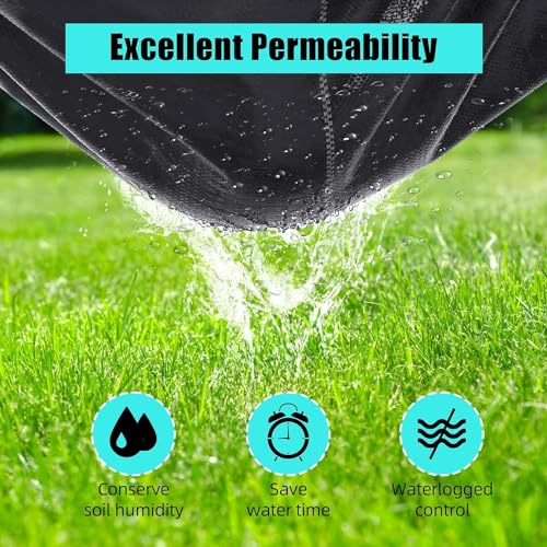GARVEE 3.2oz 6ft x 300ft Heavy Duty Weed Barrier Landscape Fabric - Premium Garden Weed Control Fabric for Flower Beds, Vegetable Gardens & Landscaping Projects