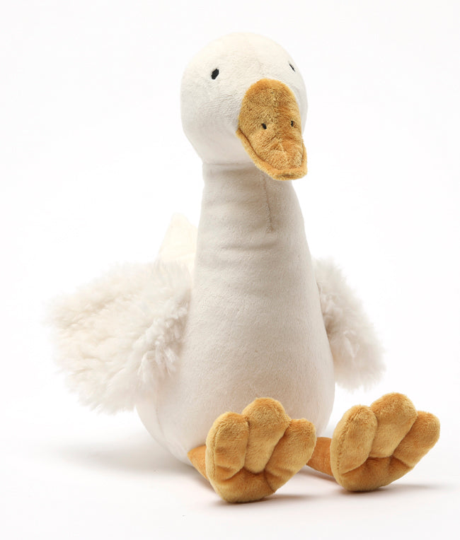 Snowy The Goose Plush Toy - Soft & Cuddly Stuffed Animal for Kids, Perfect for Bedtime, Nursery Decor & Gift Giving