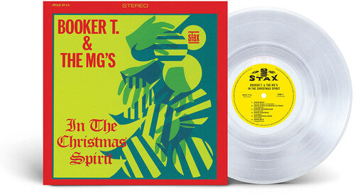 Booker T & The MGs - In The Christmas Spirit Clear Vinyl Record | Holiday Music Album | Perfect for Christmas Parties & Cozy Winter Evenings