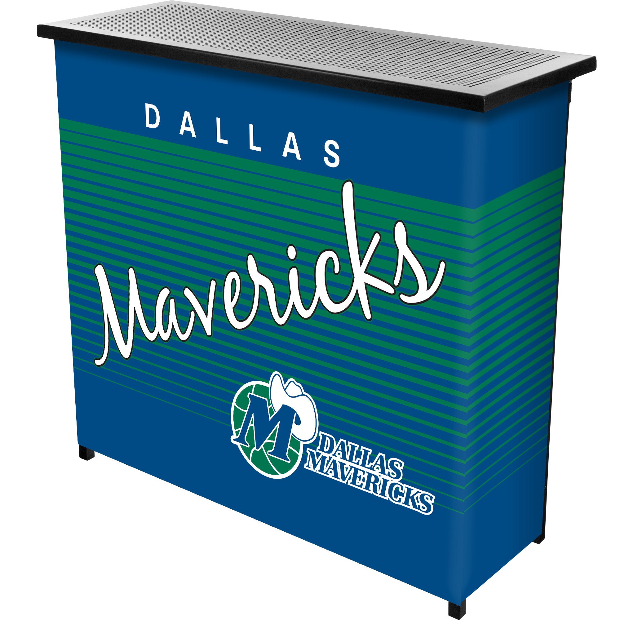 NBA Dallas Mavericks Portable Bar with Case - Black, One Size - Perfect for Tailgating, Home Parties & Sports Events