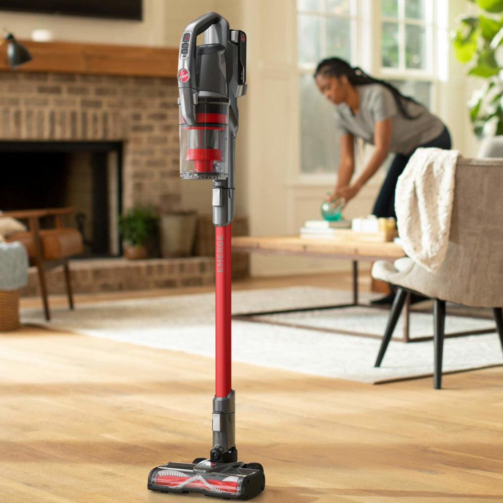 HOOVER BH53640VCD ONEPWR® Emerge Jumpstart Cordless Stick Vacuum - Factory Serviced with Home Essentials Warranty | Lightweight Cleaning for Hard Floors & Carpets | Perfect for Pet Hair & Quick Pickups