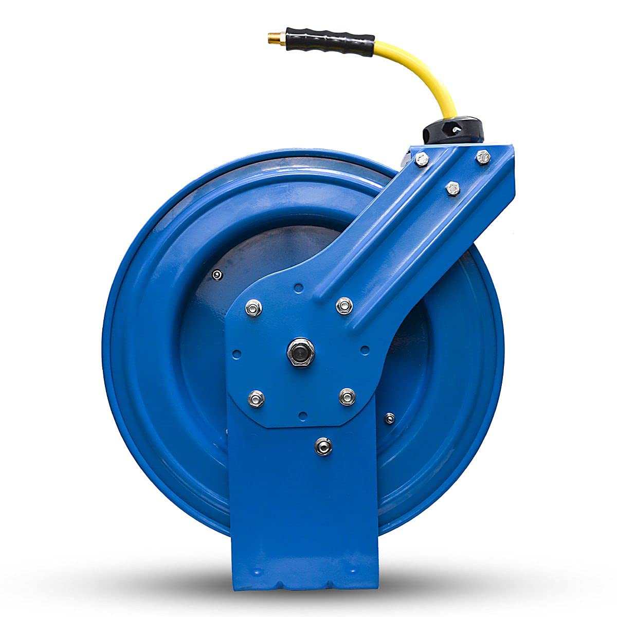 Oil Shield 18ga. Heavy Duty Retractable Air Hose Reel - 3/8