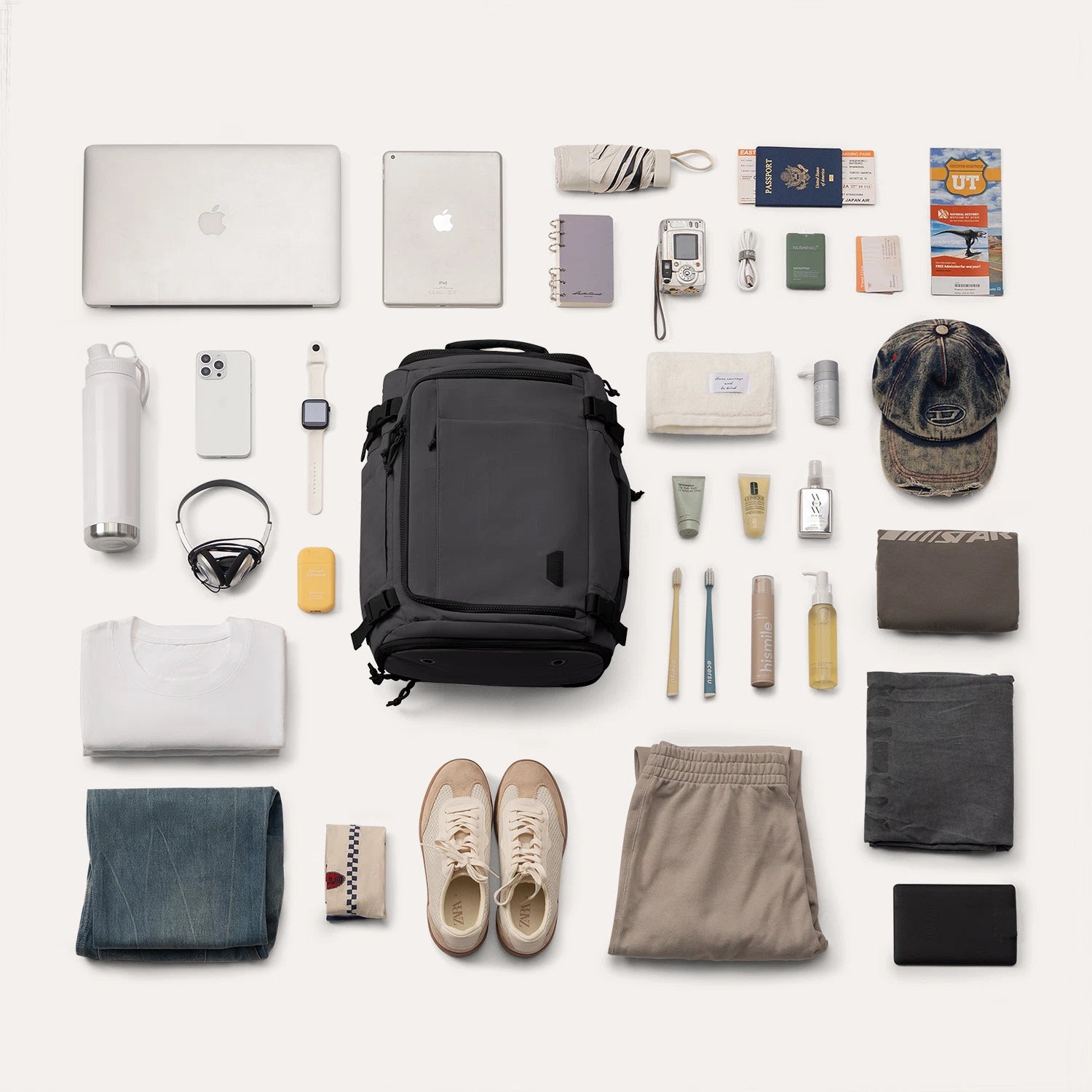 Blast Travel Backpack - Lightweight Waterproof Carry-On Backpack for Men & Women - Perfect for Airplane, Hiking, Camping & Daily Commute