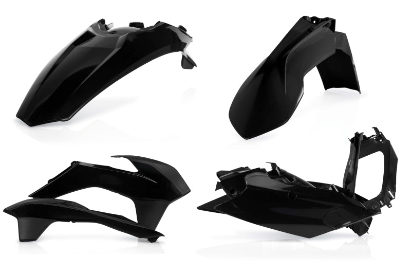 Acerbis 14-16 KTM EXC/EXC-F/XCF-W/XC-W Plastic Kit - Black | Dirt Bike Body Replacement for Off-Road & Motocross Racing