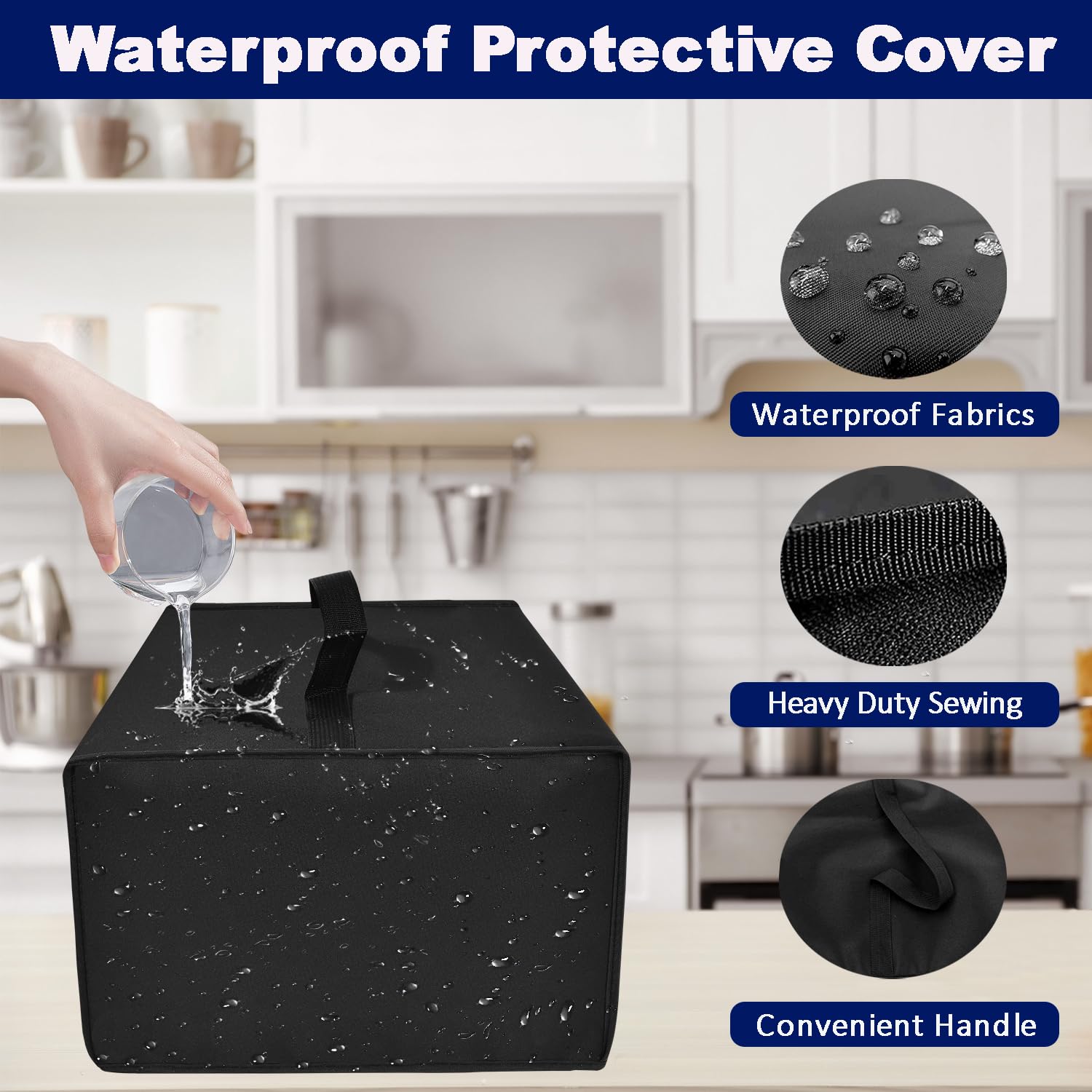 Waterproof Anti-Static Dust Cover for HP Color LaserJet Pro MFP 4301fdw/4301fdn & M283fdw - Printer Protection Case (Black) | Ideal for Office, Home & Workspace Use