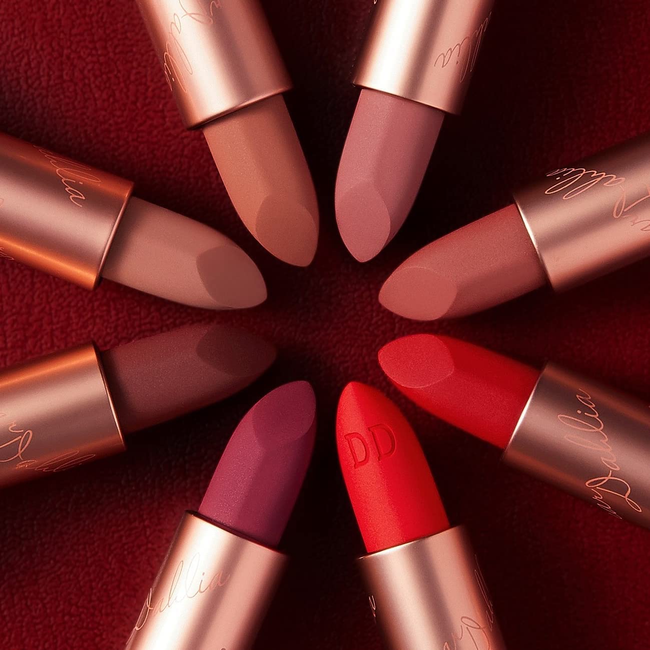 Dear Dahlia Lip Paradise Effortless Matte Lipstick - Vegan, Cruelty-Free, Long-Lasting High Pigment Color with Natural Essential Oils | Perfect for Everyday Wear, Date Night & Special Occasions