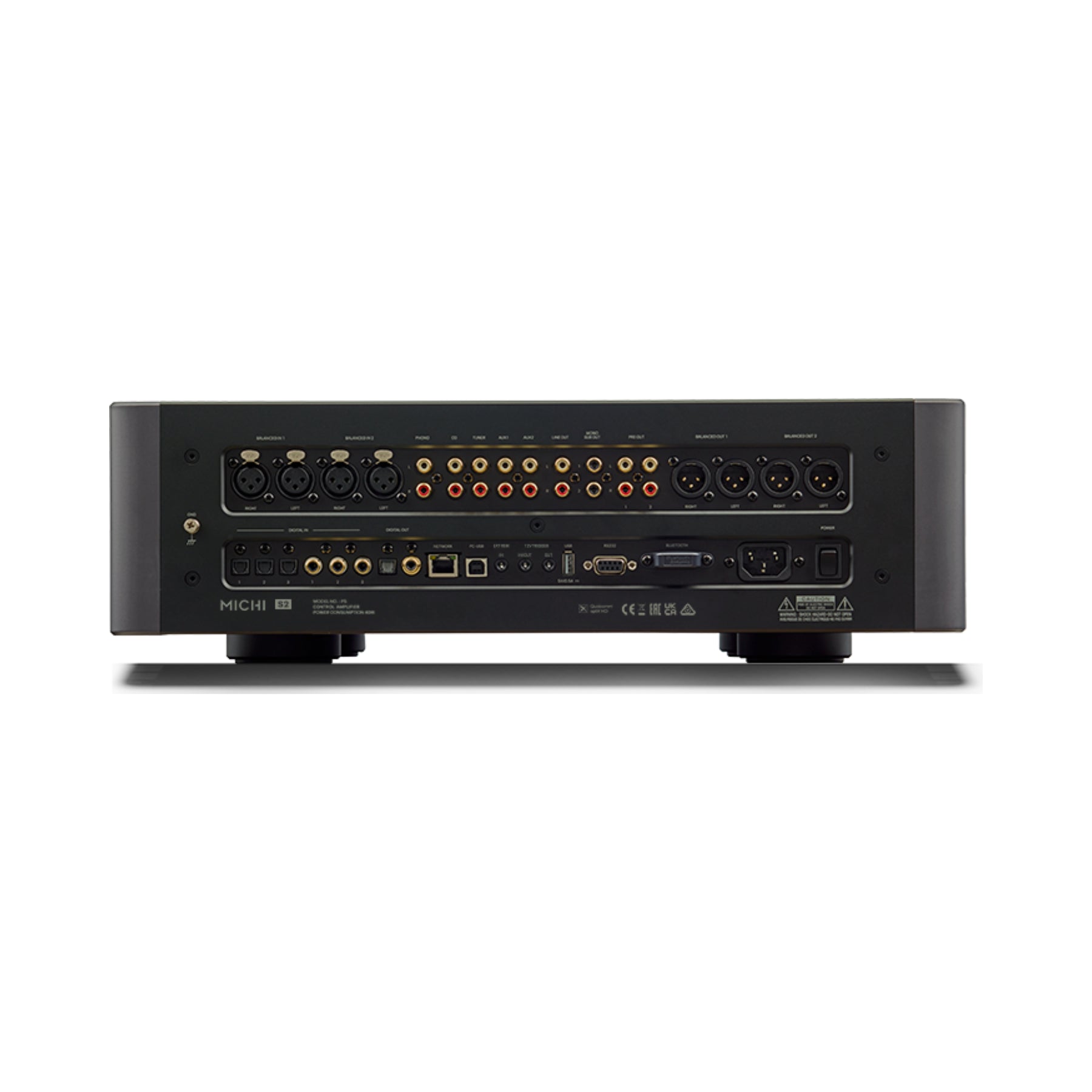 Rotel Michi P5 Series 2 High-End Stereo Preamplifier - Audiophile Grade Preamp for Home Theater & Hi-Fi Music Systems
