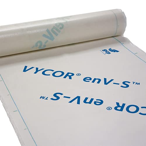 Grace Vycor enV S Peel and Stick Housewrap - 6 Inch x 6 Rolls - Weatherproof Self-Adhesive Membrane for Home Construction & Roofing Protection