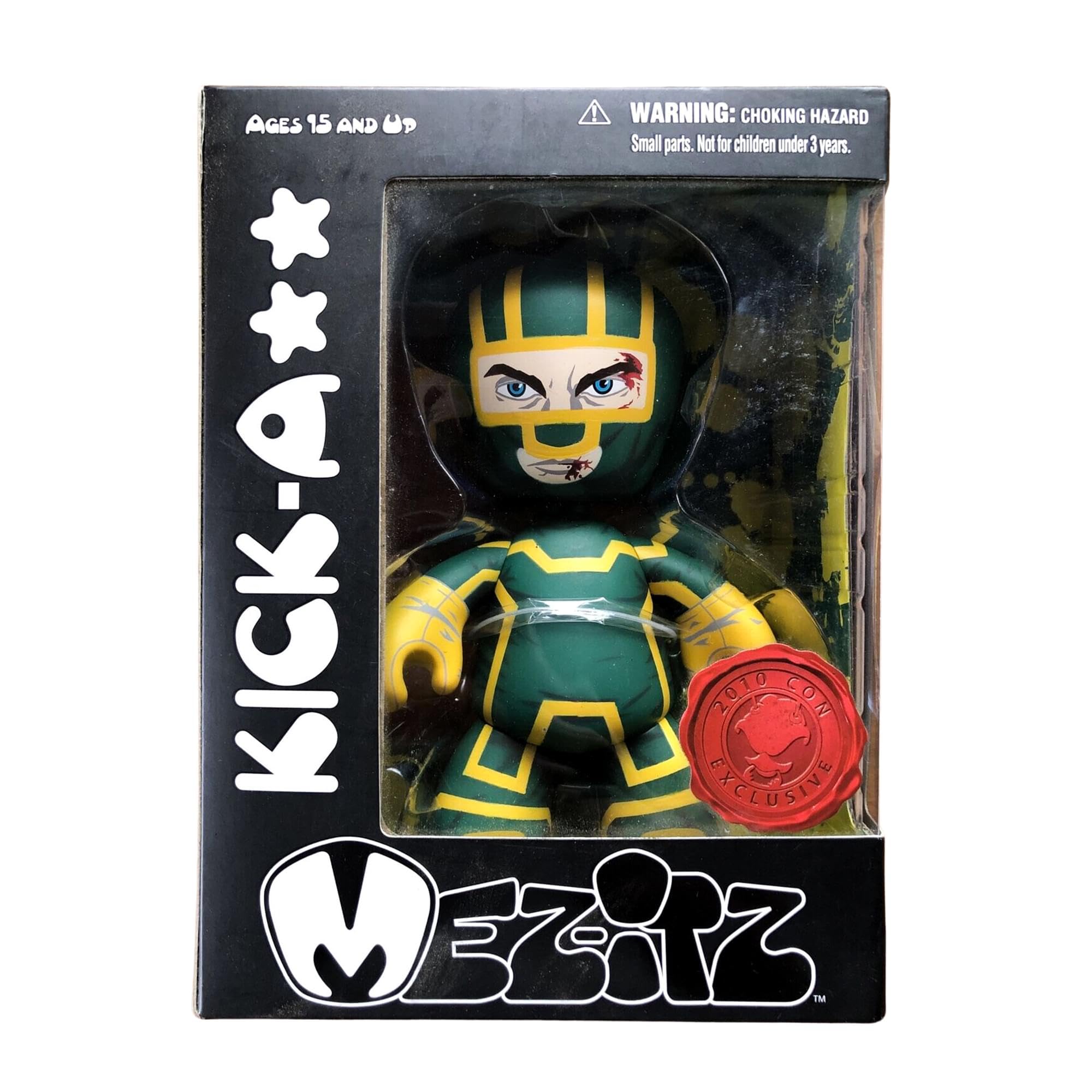 Kick Ass Designer Vinyl Action Figure - Collectible Movie Character Statue for Home Decor, Office Display & Gift Giving