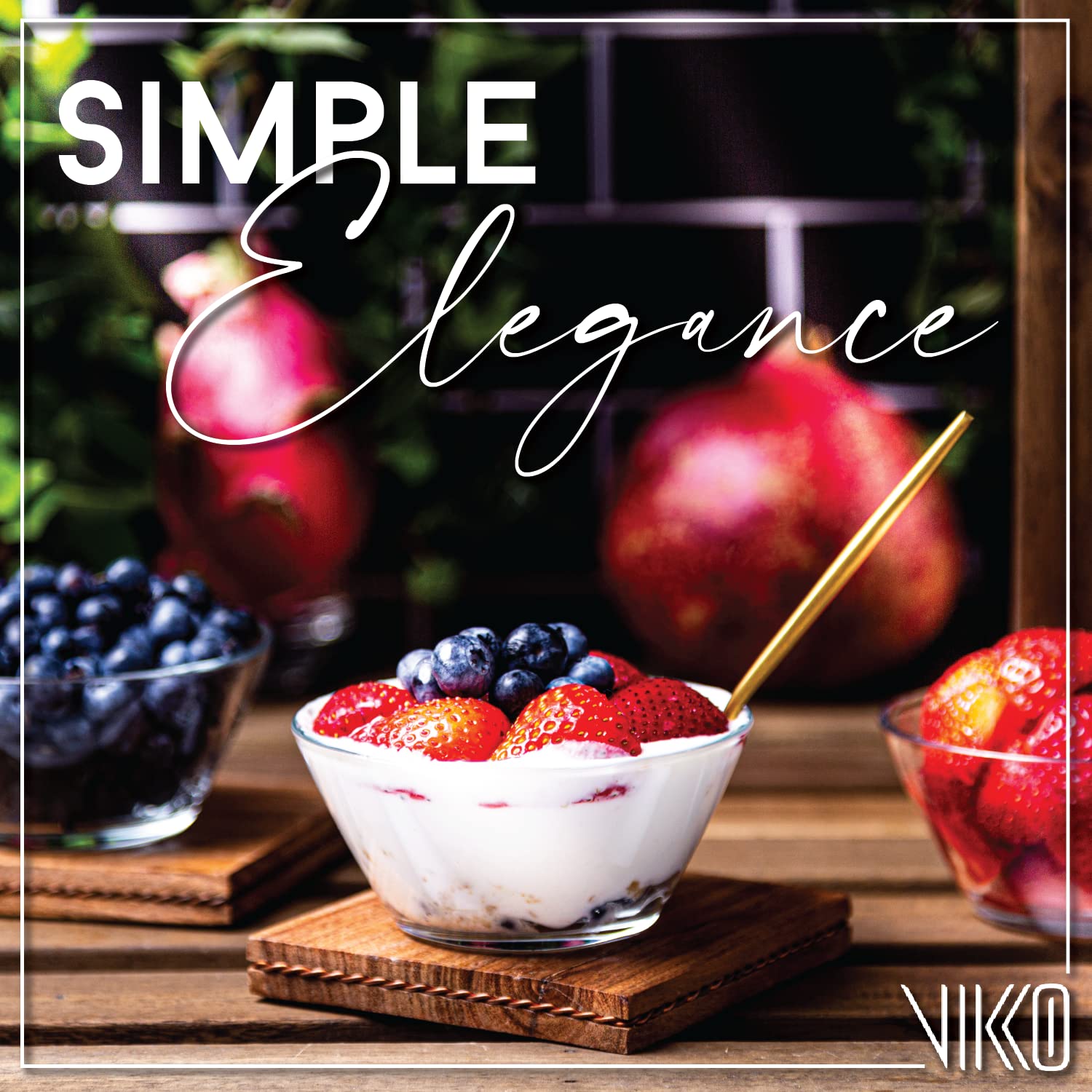 Vikko 12-Piece Glass Bowls Set - 7oz Small Glass Dishes for Desserts, Candy, Snacks, Ice Cream, Kitchen Prep & Serving - Microwave & Dishwasher Safe - Perfect for Parties, Entertaining & Daily Use