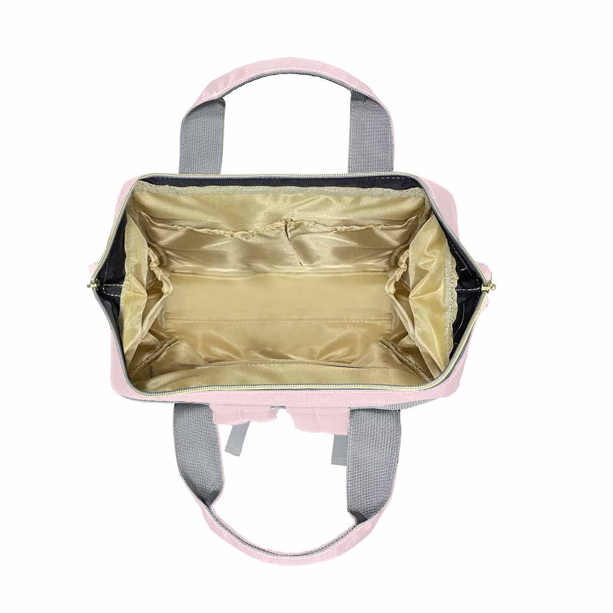 Custom Personalized Diaper Bag Backpack with Crown Design & Name Embroidery - Fashionable Nursing Shoulder Bag for Women & Men, Perfect for Travel, Daycare & Everyday Use