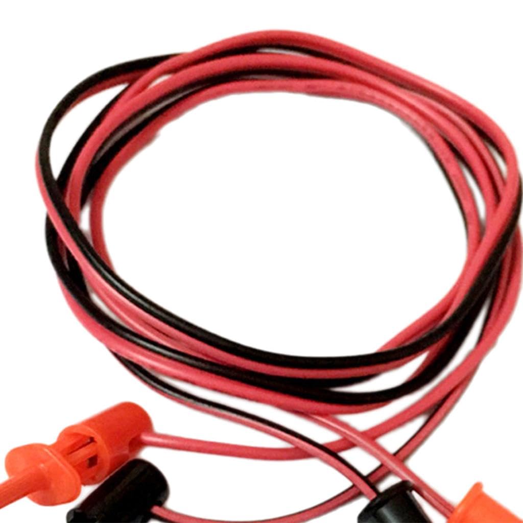 4mm Banana Plug to Test Hook Cable 1M - Electrical Testing for Multimeters