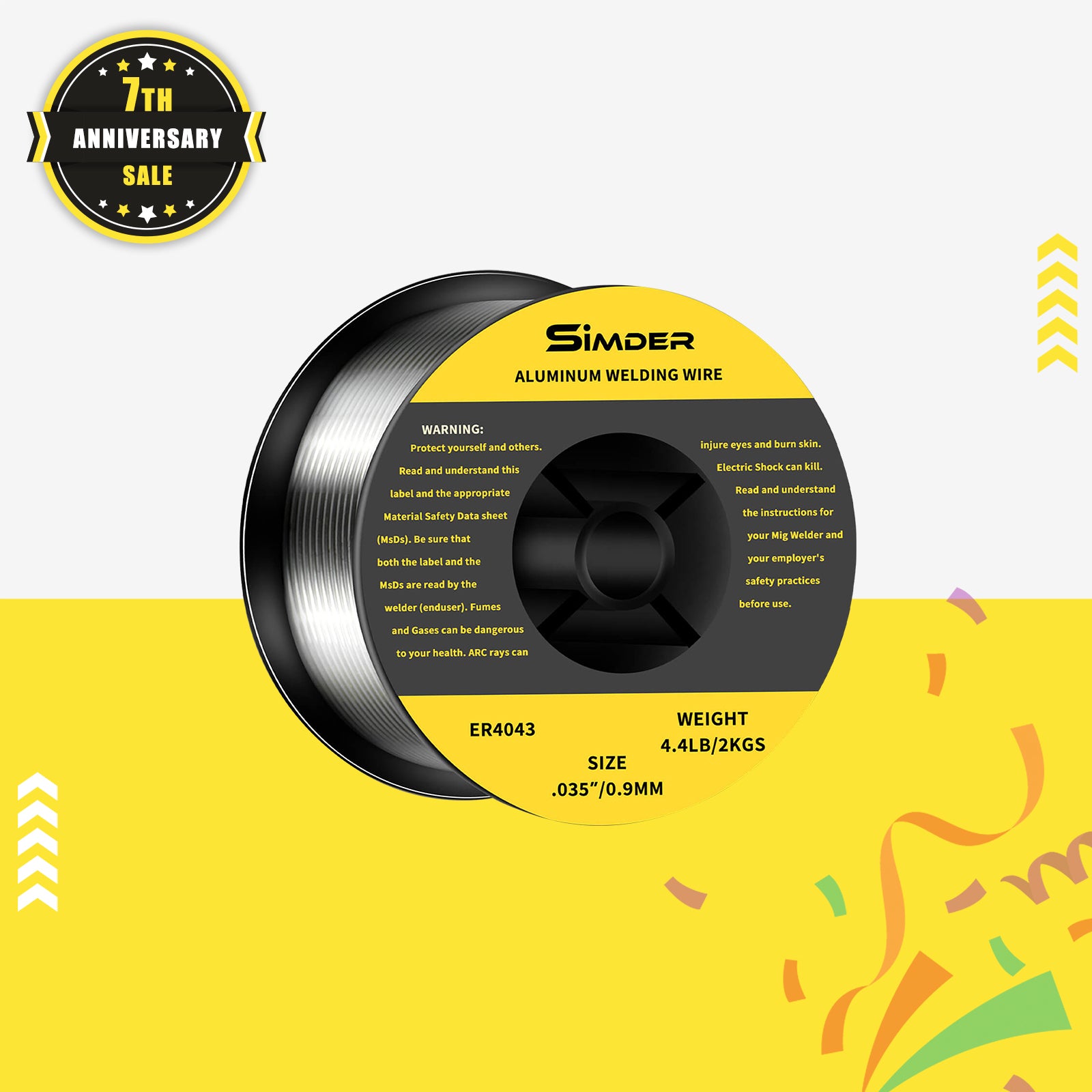 ER4043 .035 Aluminum Silicon Welding Wire - High-Quality for TIG & MIG Welding - Perfect for Automotive, Marine & DIY Metal Fabrication Projects