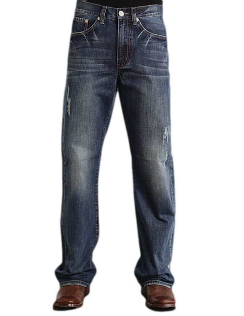 Stetson Men's Straight Fit Jeans - Classic Denim Pants for Casual & Work Wear | Comfortable & Durable for Everyday Use