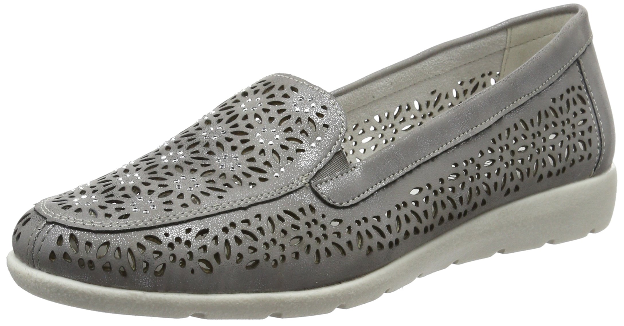 Remonte Women's Loafers - Comfortable Slip-On Shoes for Women, Casual & Office Wear, Lightweight Walking Shoes for Everyday Use