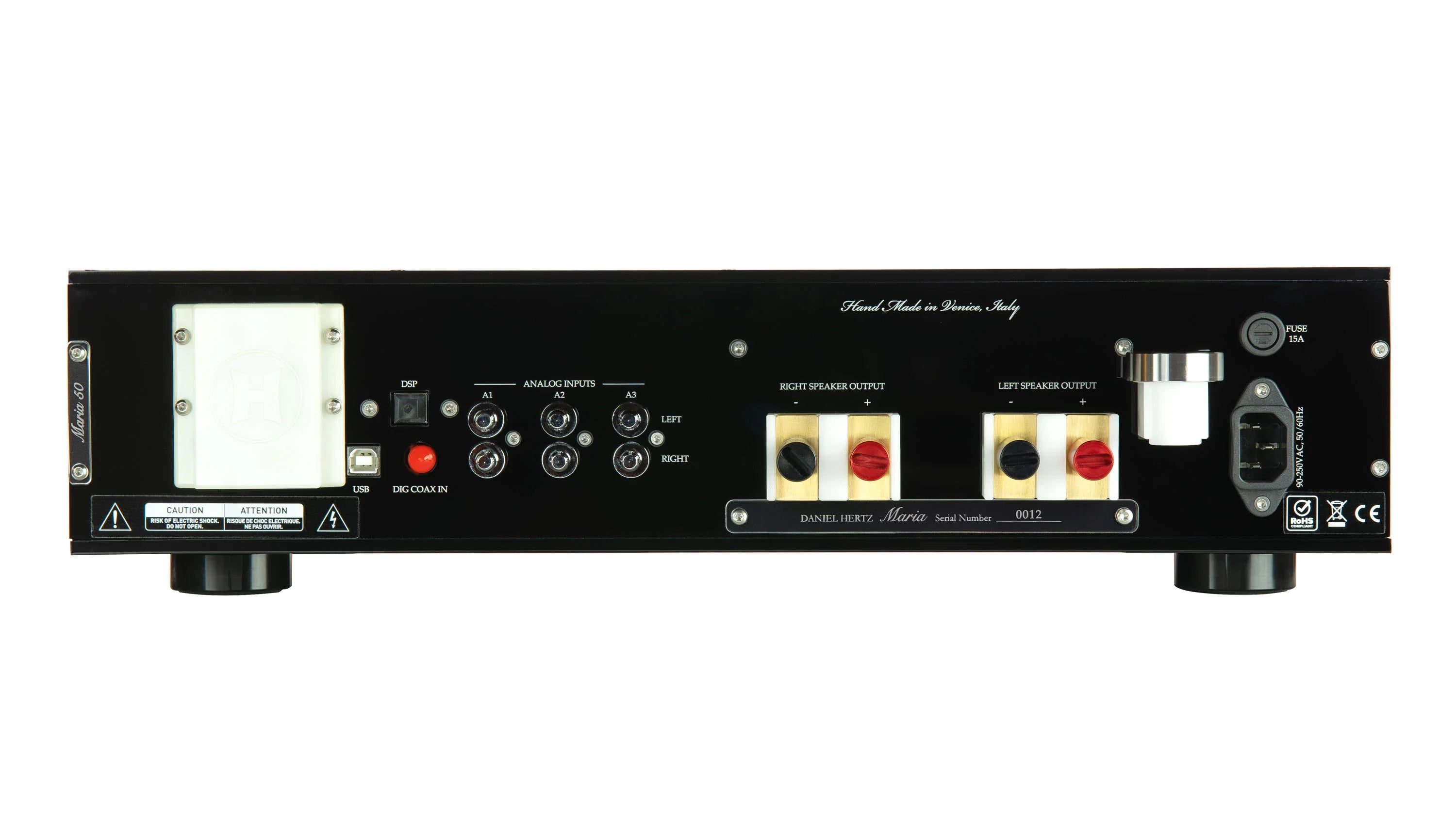 Daniel Hertz Maria 350 Integrated Amplifier - High-Fidelity Stereo Power Amp for Home Audio & Professional Studio Use - Perfect for Music Lovers & Audiophiles