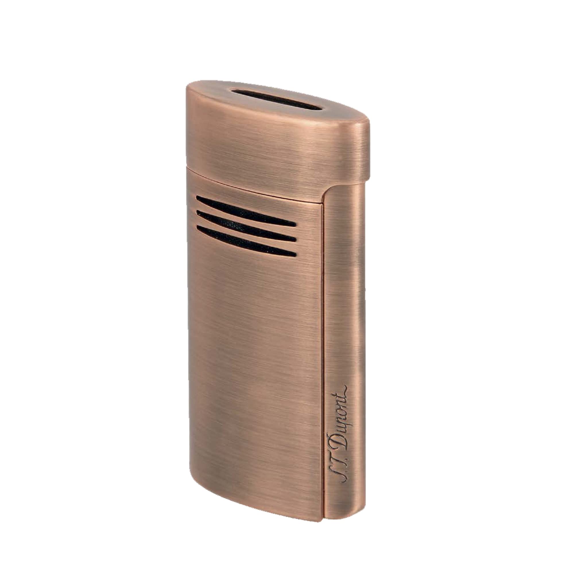 Premium S.T. Dupont Megajet Brushed Copper Lighter - Windproof Butane Lighter for Cigars, Candles & Outdoor Use - Luxury Gift for Men & Collectors
