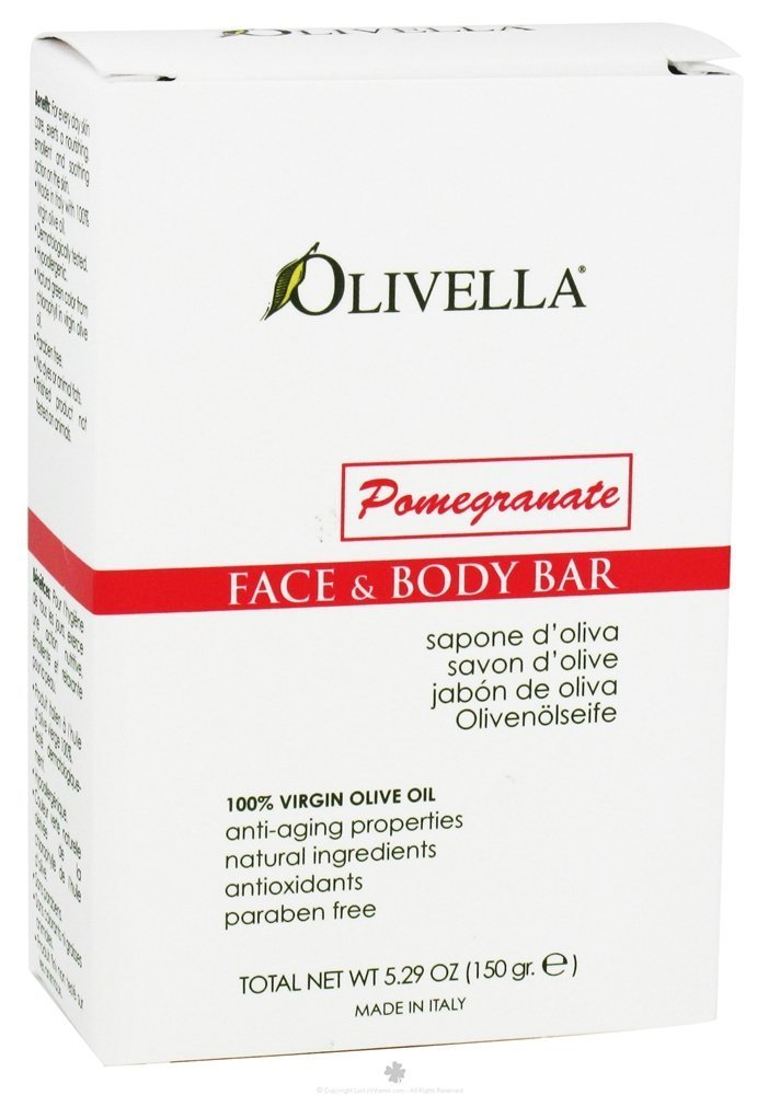 Natural Pomegranate Bar Soap for Face & Body - Moisturizing, Exfoliating & Refreshing - Perfect for Daily Skincare Routine & Spa Day at Home