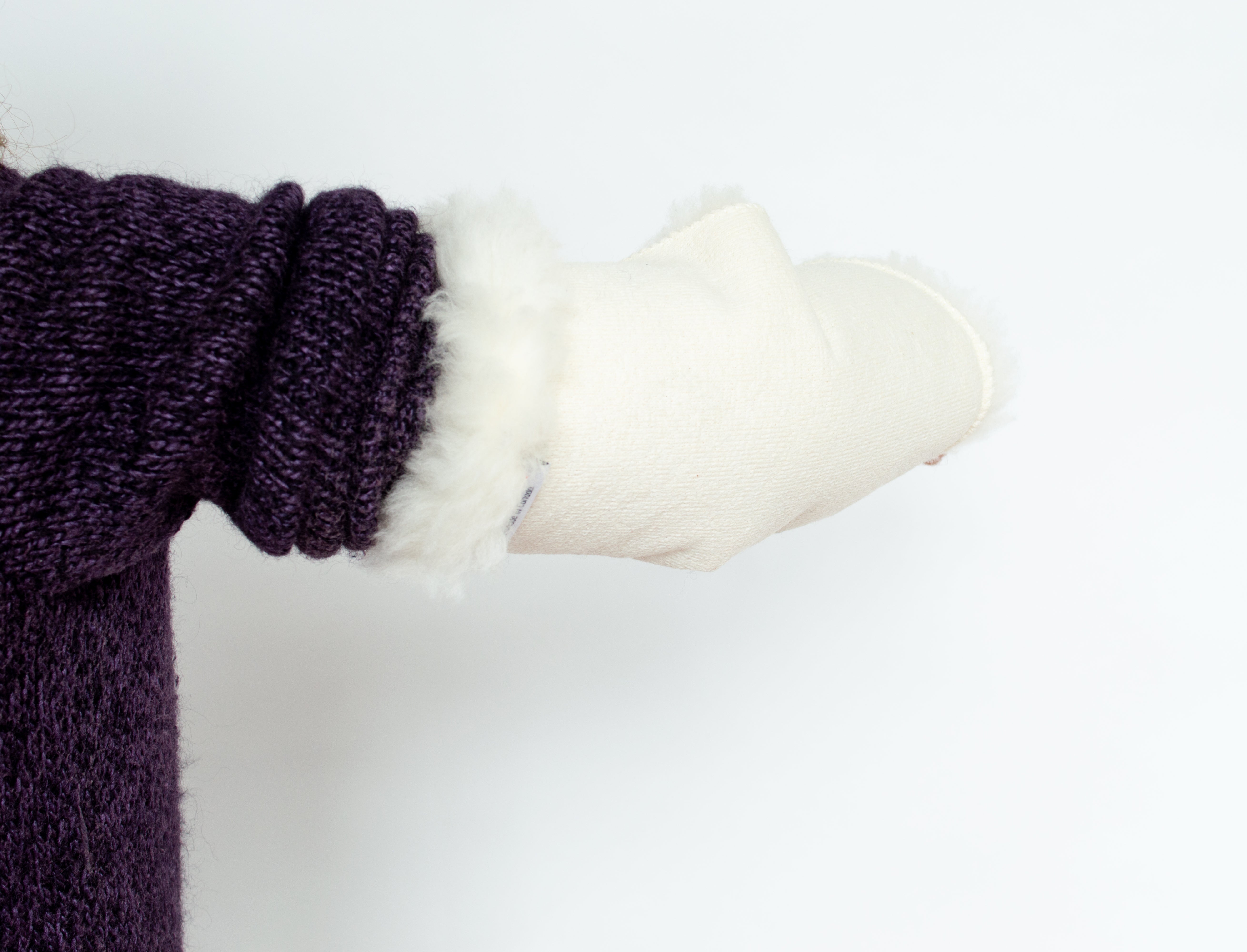 Sheep Wool Elbow Protector for Arthritis Pain Relief - Soft & Warm Joint Support Sleeve - Ideal for Winter, Office Work & Daily Comfort