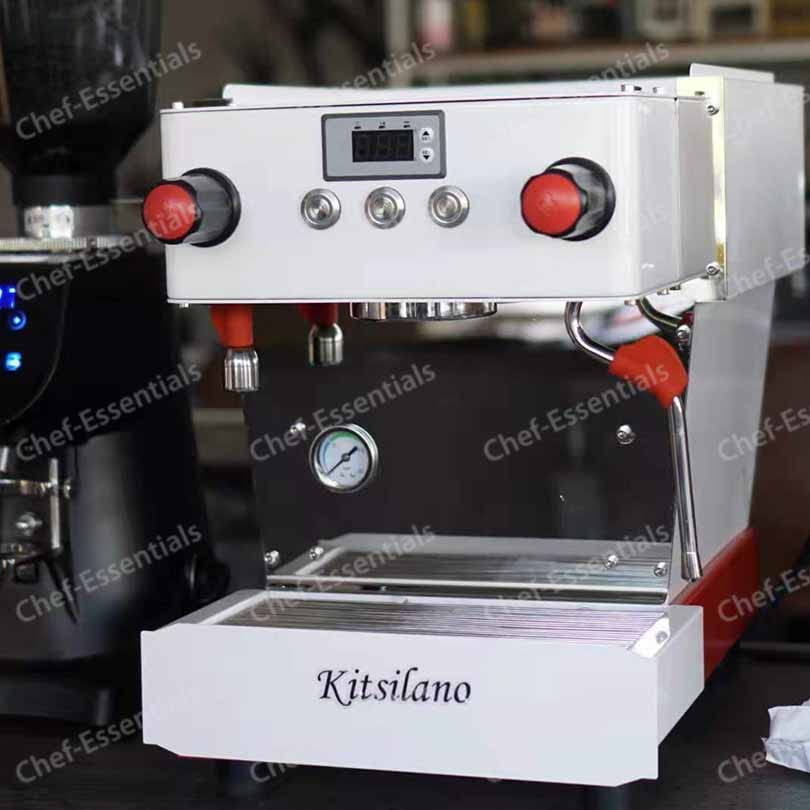 KB01-PA Commercial Espresso Coffee Machine 110V - 9 Bar Professional Coffee Maker with Milk Frother Steam Wand for Venti Cups - Perfect for Cafes, Restaurants & Home Baristas