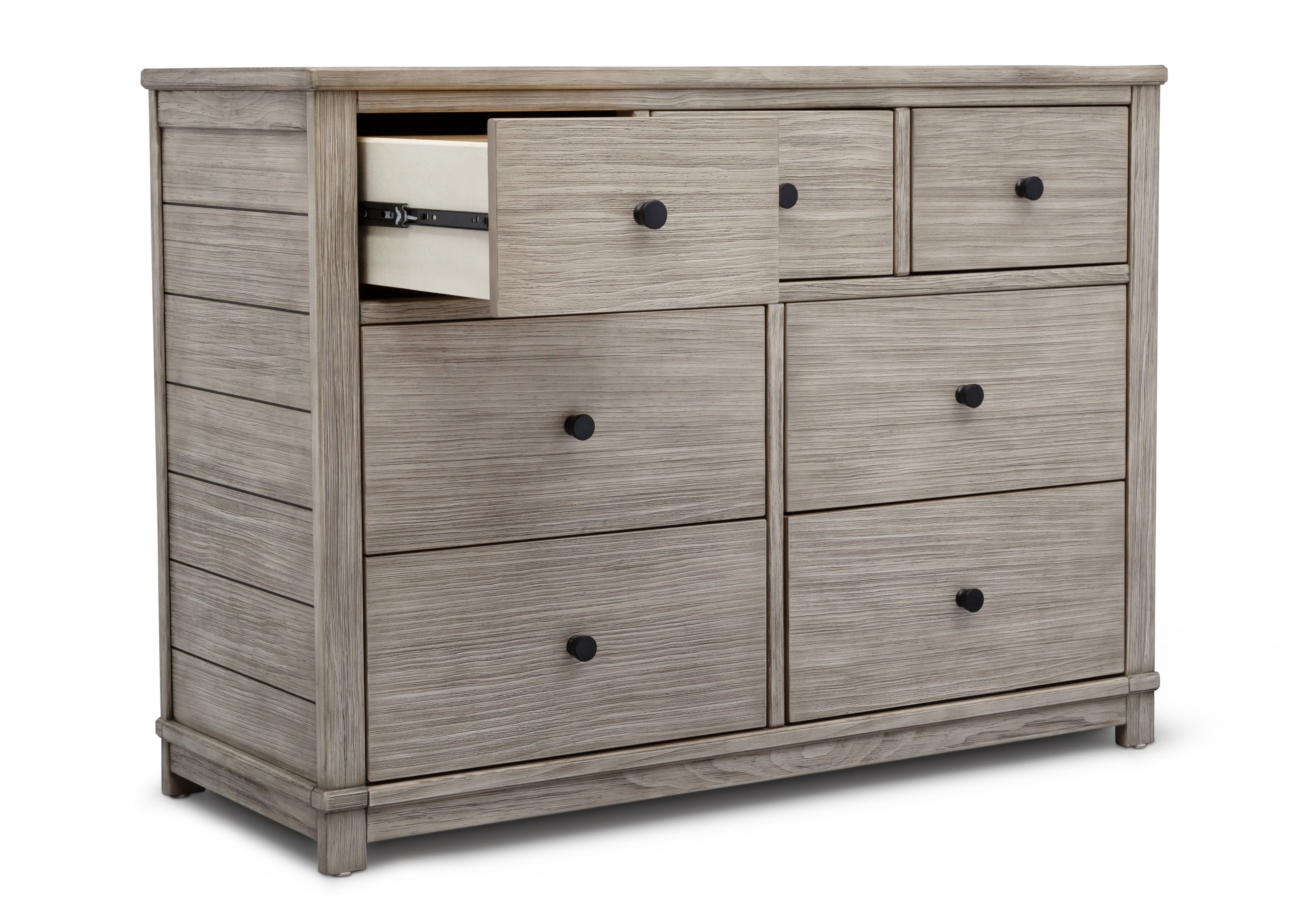 Monterey 7-Drawer Wooden Dresser with Interlocking Drawers - Perfect for Bedroom, Nursery & Closet Organization