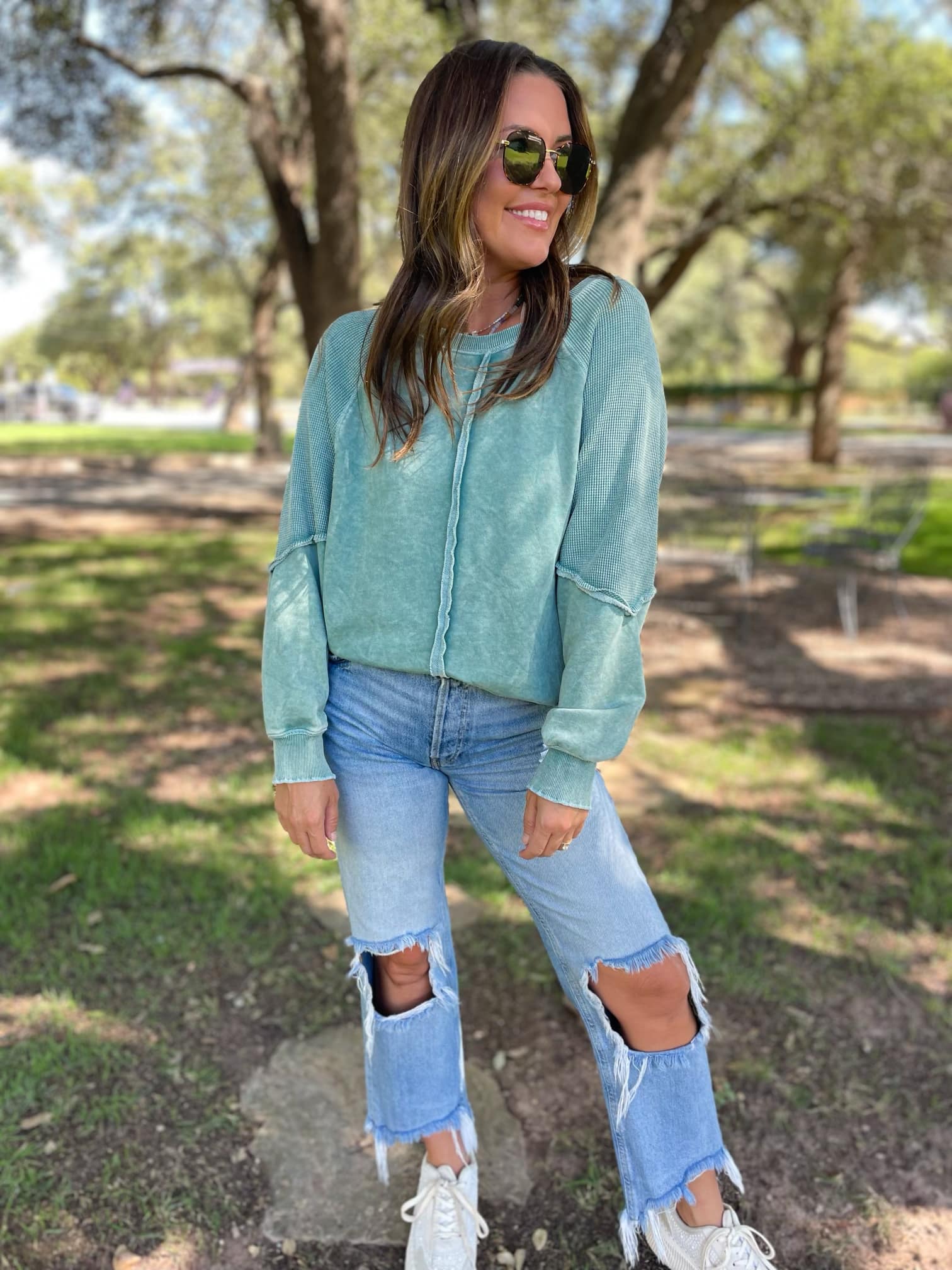 PREORDER: Elliott Exposed Seam Sweatshirt - 5 Color Options | Cozy Unisex Pullover for Casual Wear & Street Style