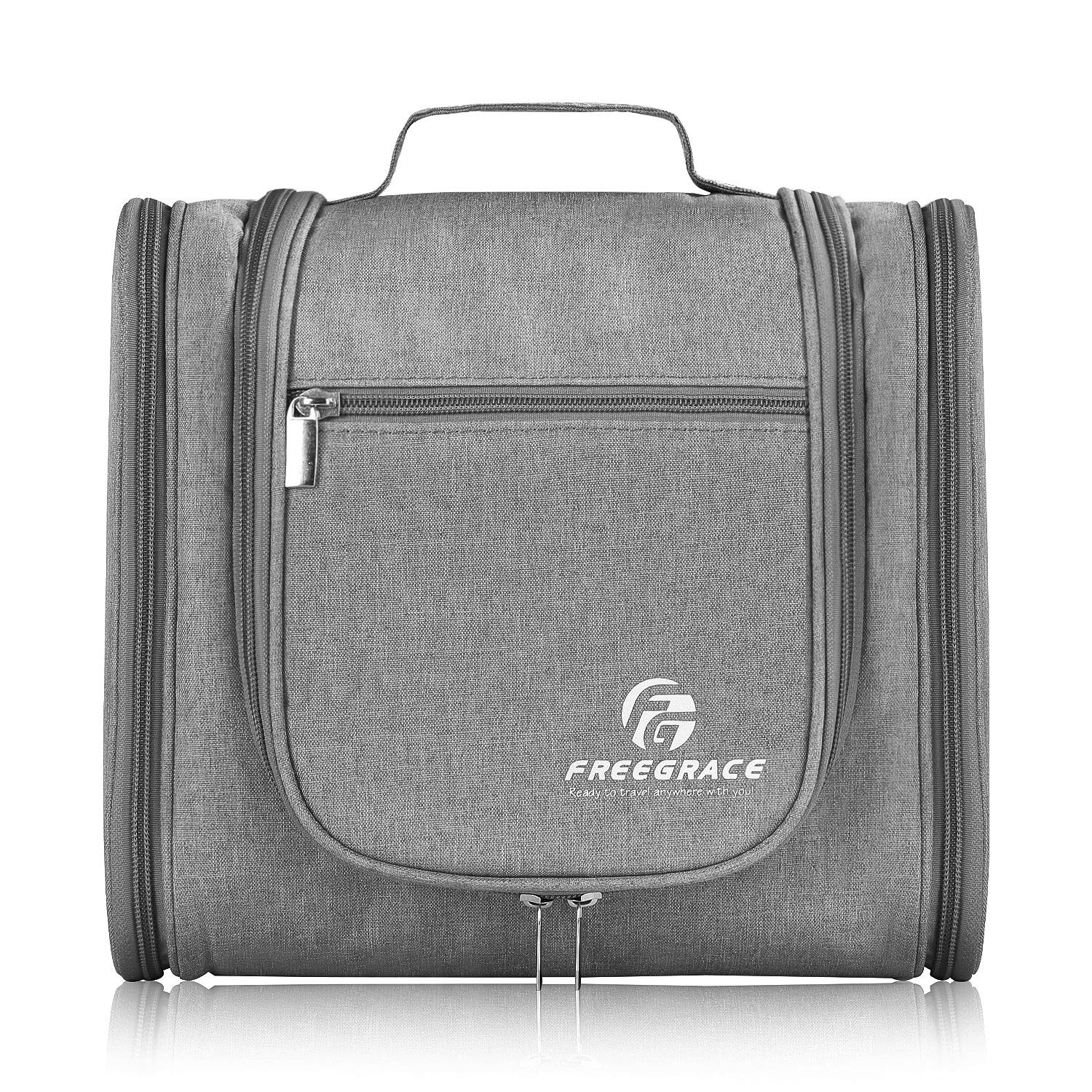 Extra Large Hanging Toiletry Bag - Premium Travel Organizer for Men & Women | Durable Waterproof Nylon Cosmetic & Shower Bag | Perfect for Toiletries, Makeup Brushes & Travel Essentials | Ideal for Camping, Gym & Vacation Trips