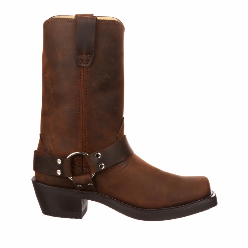 Durango Men's Harness Boot - Brown EE Wide, Comfortable Work Boots for Outdoor & Ranch Activities