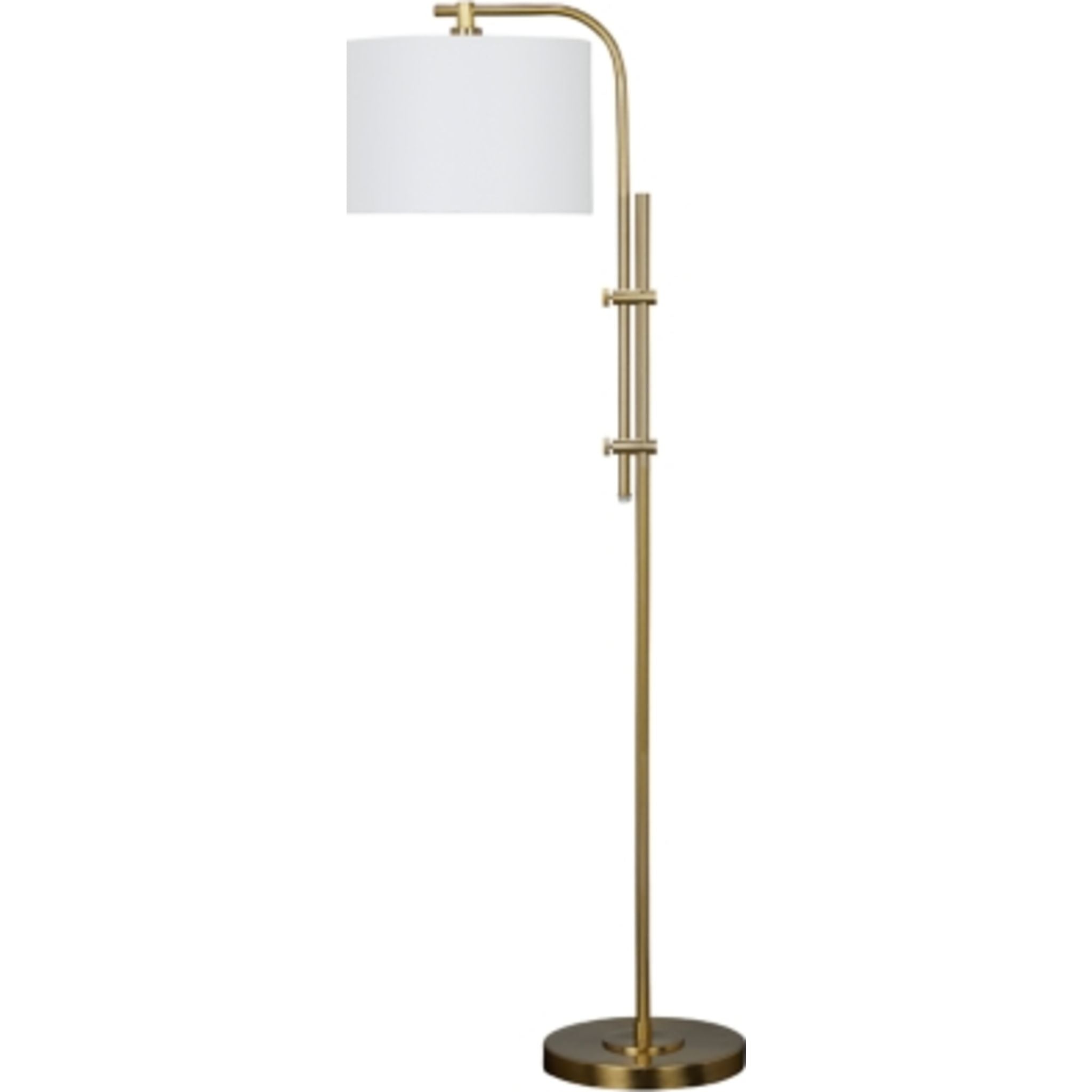 Baronvale Modern Floor Lamp with Adjustable Height - 60 Inch Tall Standing Light for Living Room, Bedroom, and Office - Energy Efficient LED Lighting for Home Decor