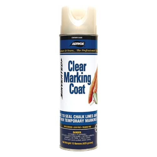 Aervoe 200 15 oz. Clear Marking Paint - High Visibility Reflective Spray Paint for Construction, Road Marking & DIY Projects