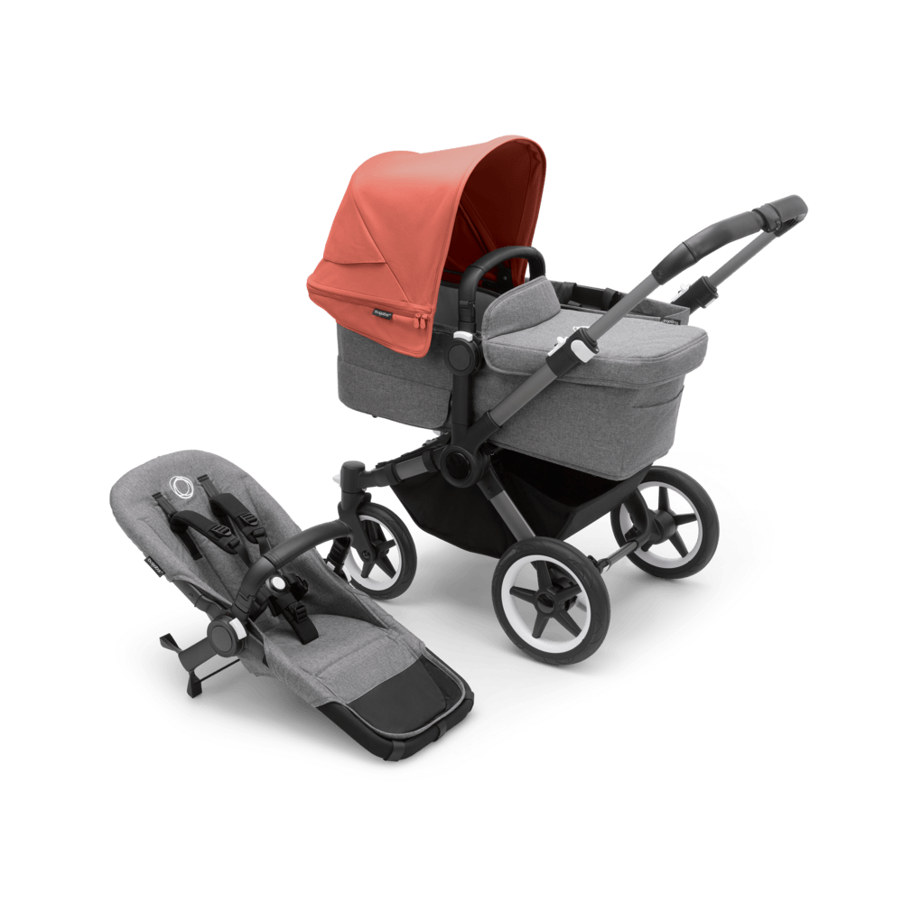 Bugaboo Donkey 5 Mono Complete Stroller - Lightweight Compact Baby Stroller with Adjustable Seat | Perfect for City Walks, Travel & Everyday Use