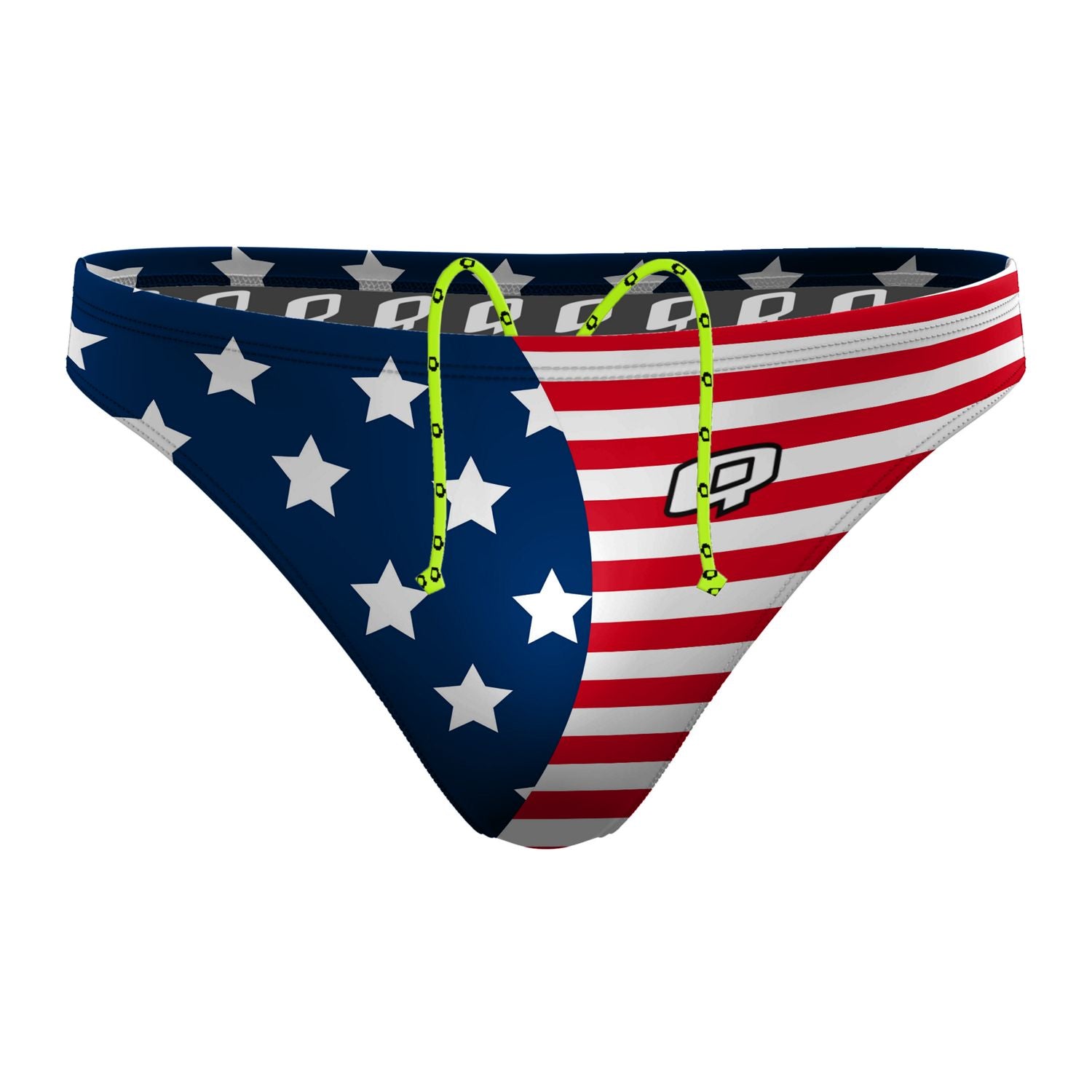Stars and Stripes Water Polo Briefs - USA Patriotic Swimwear for Men & Women - Perfect for Swimming, Beach Volleyball & Water Sports