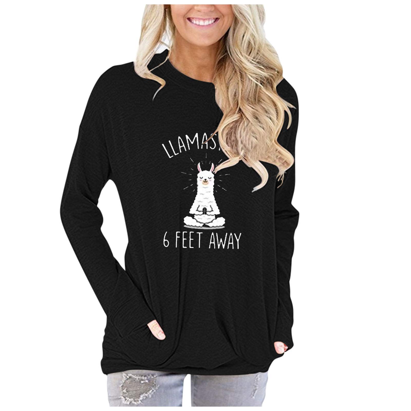 Women's Long Sleeve Casual T-Shirt - Soft Gradient Summer Blouse with Round Neck & Loose Fit | Perfect for Work, Weekend Outings & Daily Comfort Wear