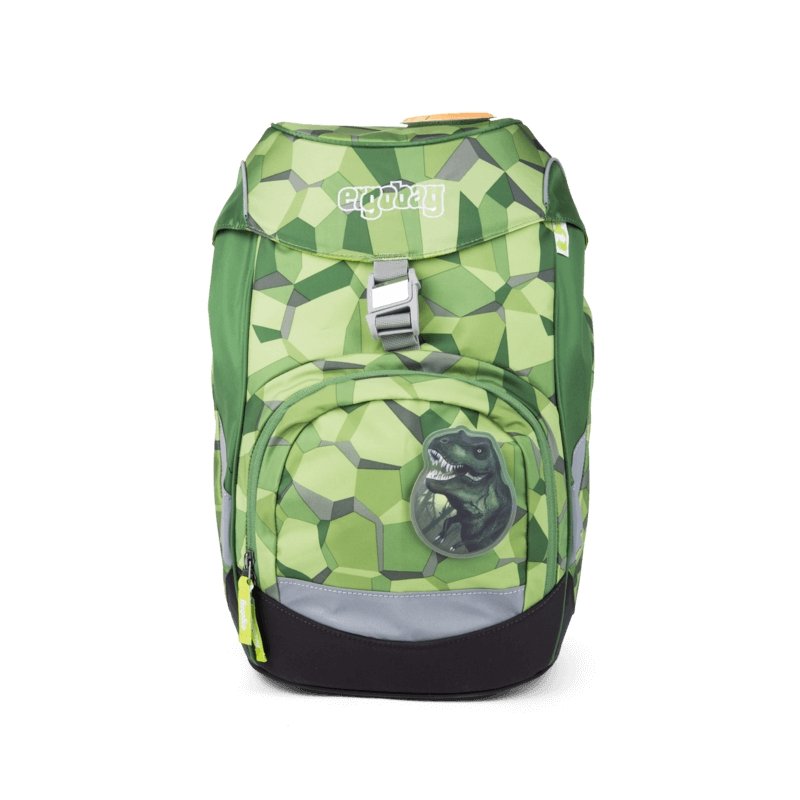 Ergobag Prime School Backpack for Kids - Durable & Lightweight with Dinosaur Design (Bearanusaurus Rex) - Perfect for School, Travel & Daily Use