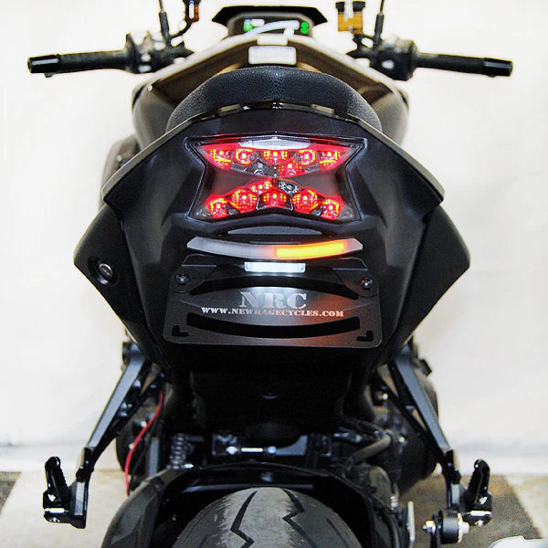 Kawasaki ZH2 Fender Eliminator Kit for 2020-Present Models - Motorcycle Tail Tidy & License Plate Relocator for Clean Rear End Look - Perfect for Street and Track Riding