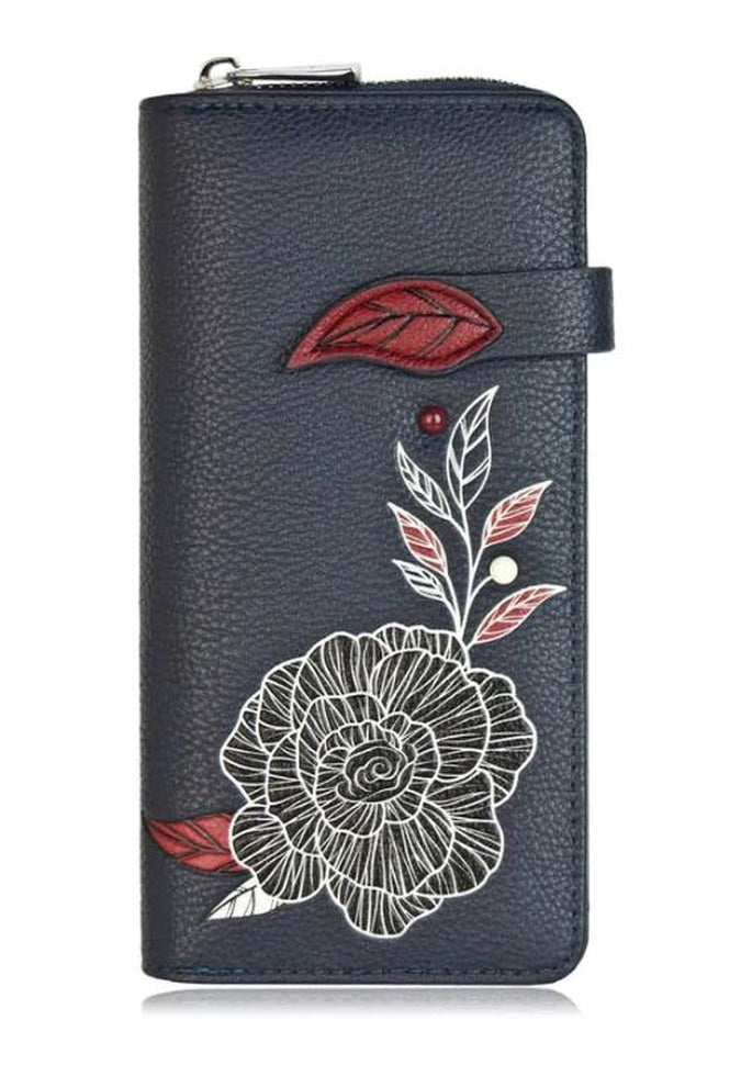 Elegant Espe Begonia Clutch Wallet for Women - Stylish Crossbody Phone Purse with Card Slots - Perfect for Evening Parties, Date Nights & Special Occasions