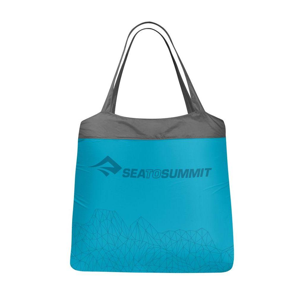 Ultra Sil Nano Heavy Duty Reusable Shopping Bags - Eco-Friendly Foldable Grocery Tote for Shopping, Travel & Storage (Teal)