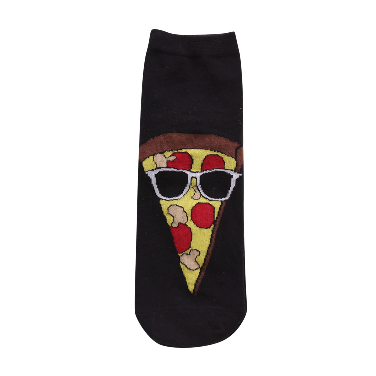 Women's Mid-Length Round Socks - Cute Fun Food & Drink Novelty Socks for Casual Wear, Sports & Gifts