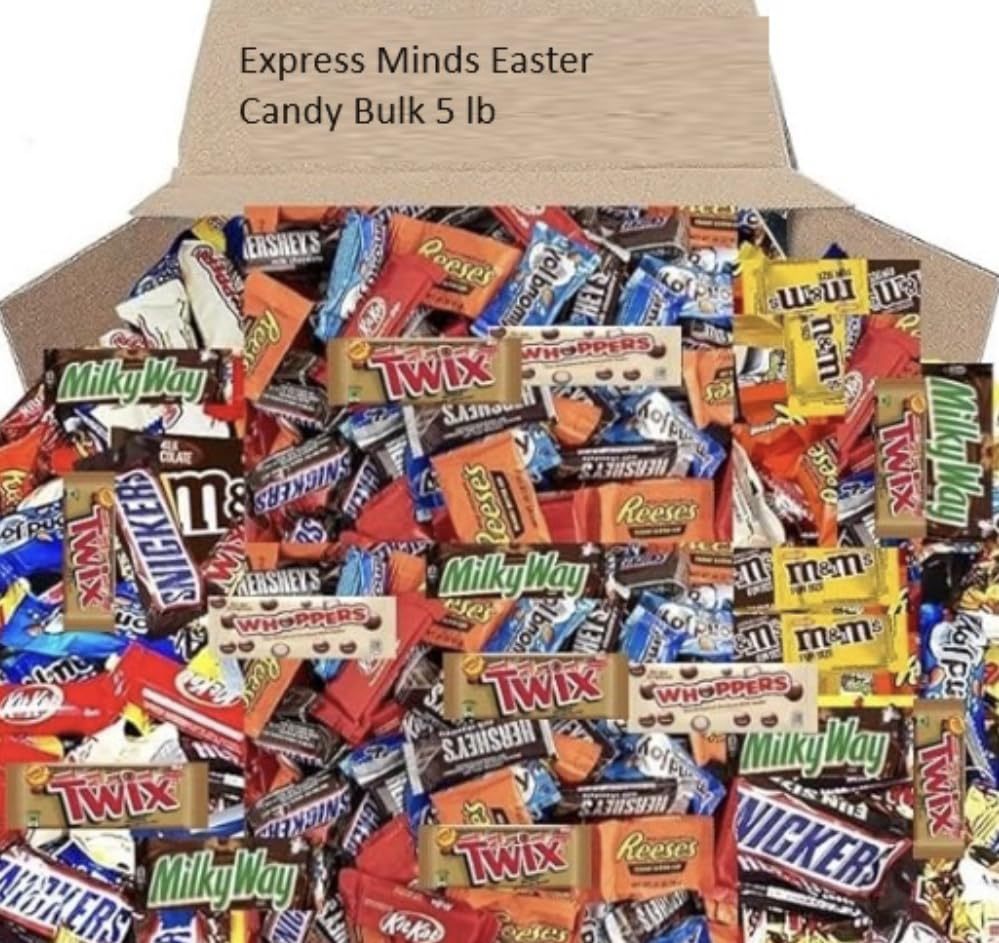 Mars Chocolate Variety Pack - 5lb Bulk Candy for Halloween, Christmas & Easter - Perfect for Parties & Gifts