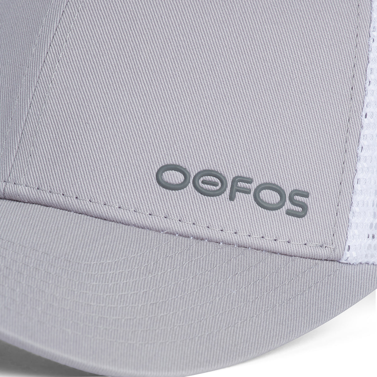 OOsnap Unisex Baseball Cap - White & Gray Adjustable Snapback Hat for Men & Women | Perfect for Outdoor Sports, Casual Wear & Street Fashion