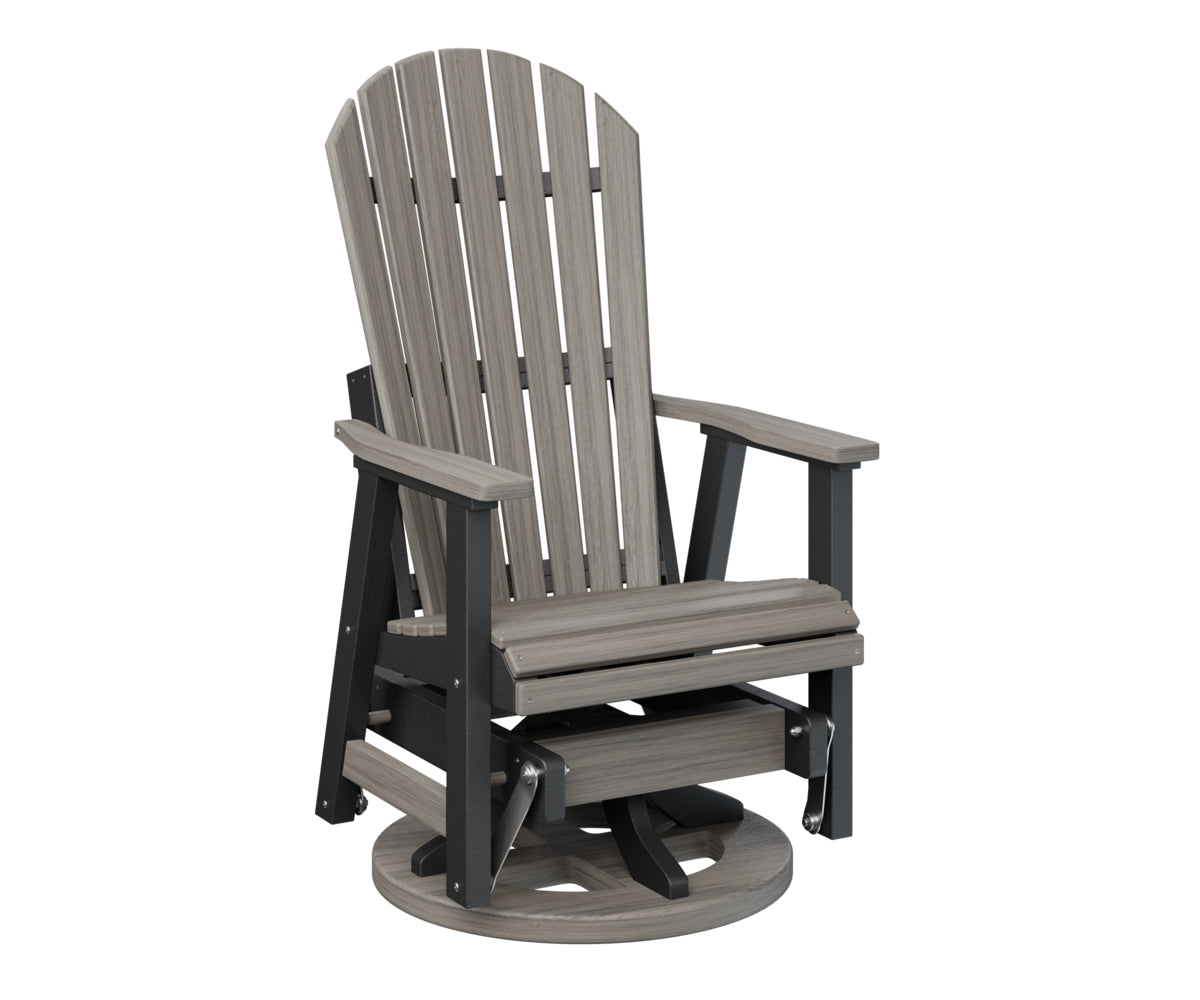 Berlin Gardens Comfo Back Swivel Glider - Outdoor Patio Rocking Chair with Smooth 360° Rotation, Weather-Resistant for Garden, Deck, Porch & Poolside Relaxation