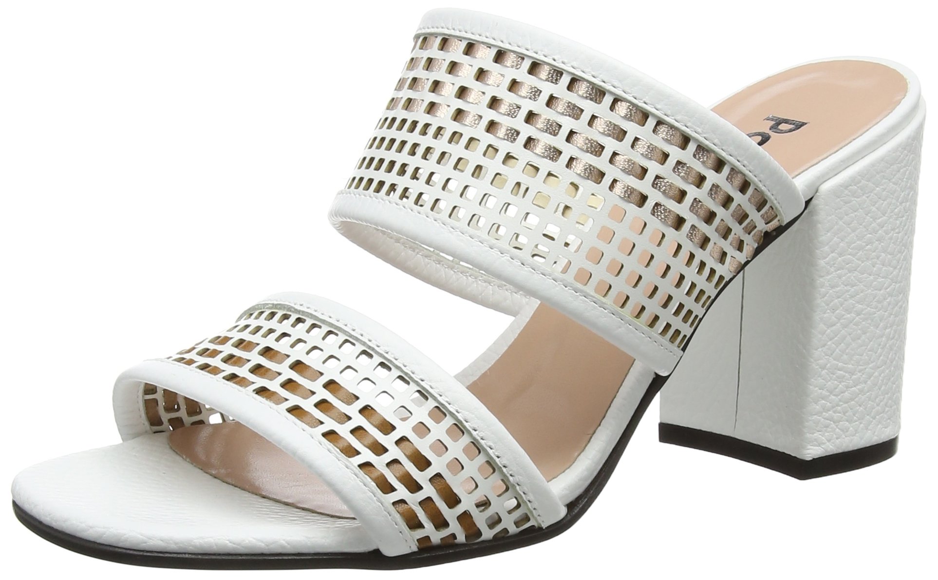 Pollini Women's Comfortable Slip-On Mules - Soft Leather Loafers for Casual Wear, Office & Home Use