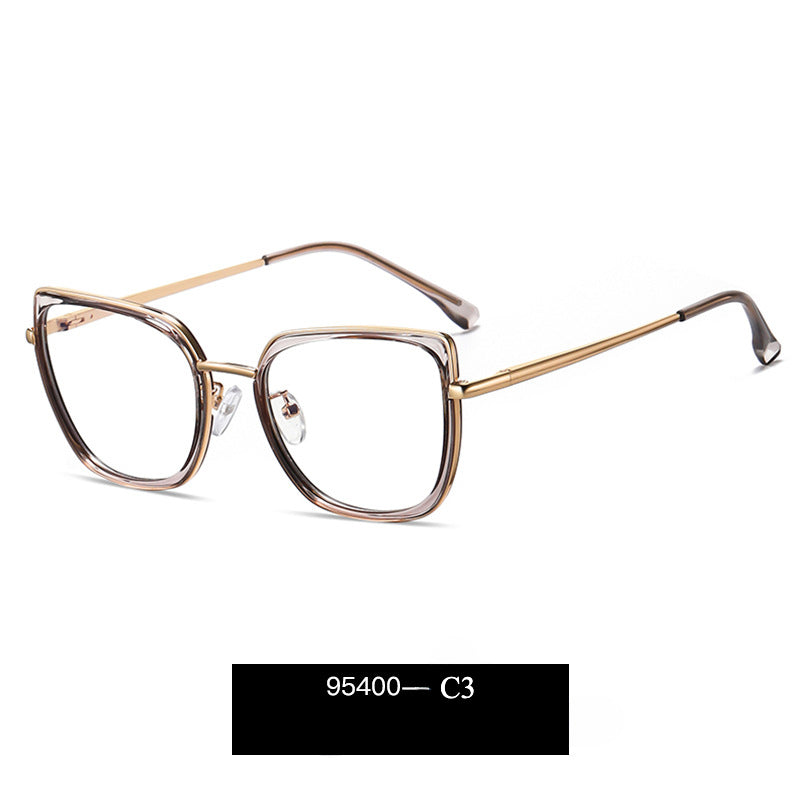 TR90 Round Glasses Frames 95400 - Lightweight & Durable Eyewear for Men & Women - Perfect for Reading, Computer Use & Fashion Accessories