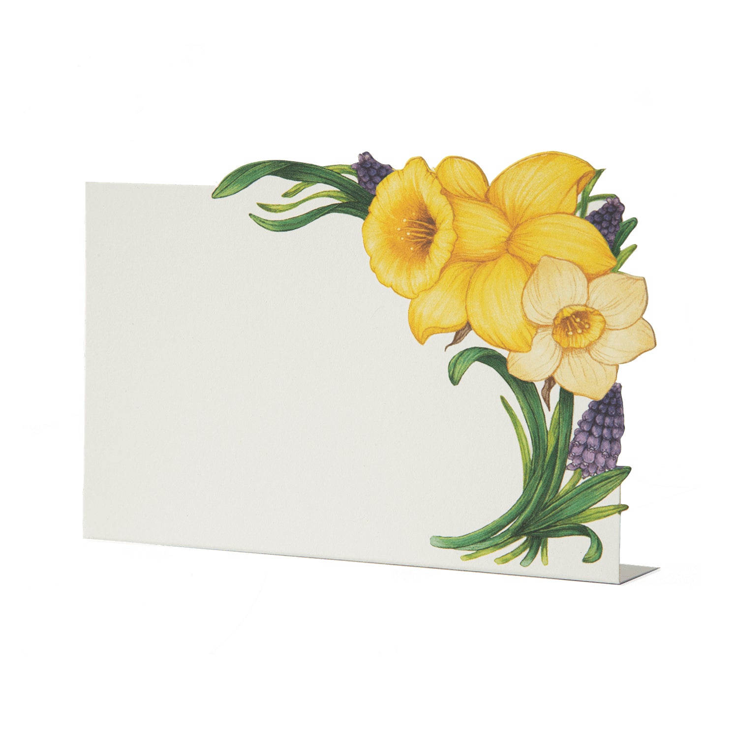 Elegant Daffodil Place Cards for Weddings, Parties & Events - Personalized Table Name Cards for Seating Arrangements