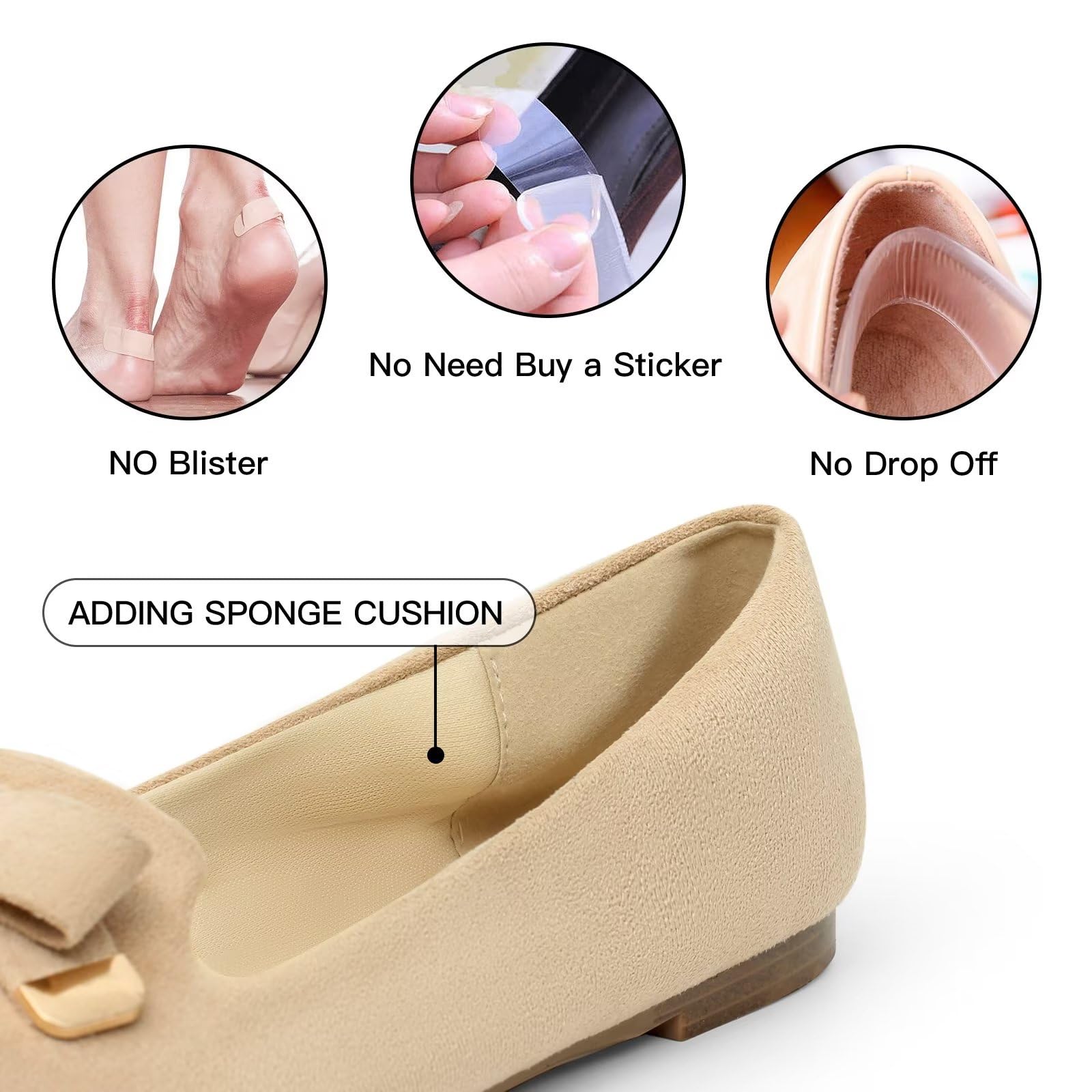 Comfortable Women's Slip-On Flat Shoes - MUSSHOE Casual & Dress Flats for Everyday Wear | Perfect for Work, Office, and Special Occasions