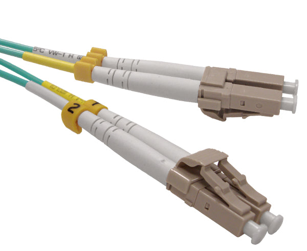 High-Speed 10G OM3 LC to LC Fiber Optic Patch Cable - 50/125 Multimode Duplex (8 Meter) - Ideal for Data Centers, Server Rooms & High-Performance Networking