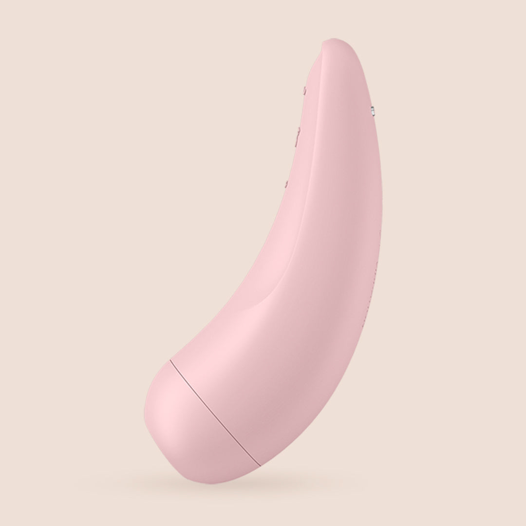 Satisfyer Curvy 2+ Air Pulse Stimulation & Vibrations Clitoral Stimulator for Women - Perfect for Solo Play & Couples Intimacy