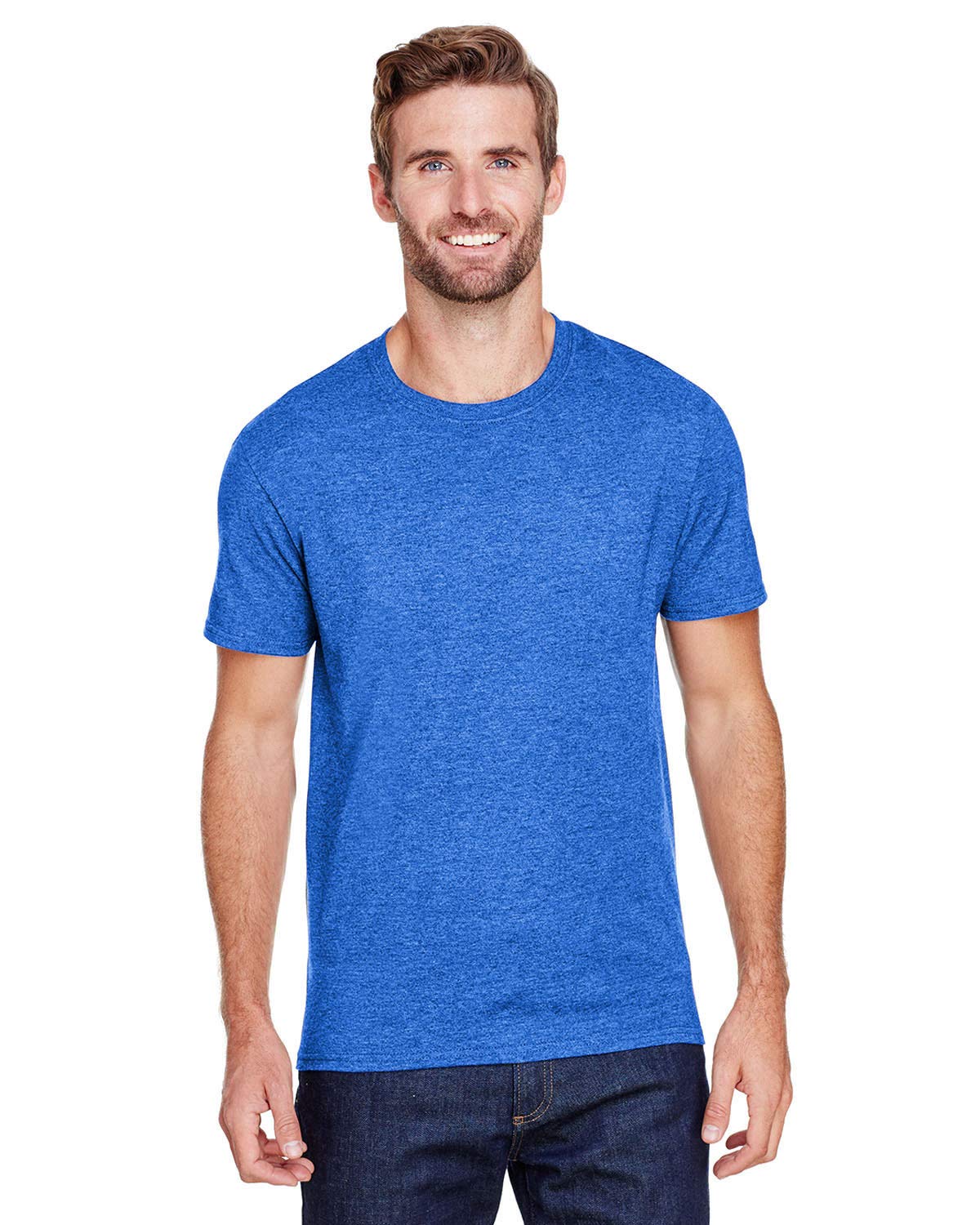 Jerzees Premium Blend Ringspun Cotton Crewneck T-Shirt for Men - Soft Comfortable Casual Tee for Everyday Wear, Work & Gym - 560MR