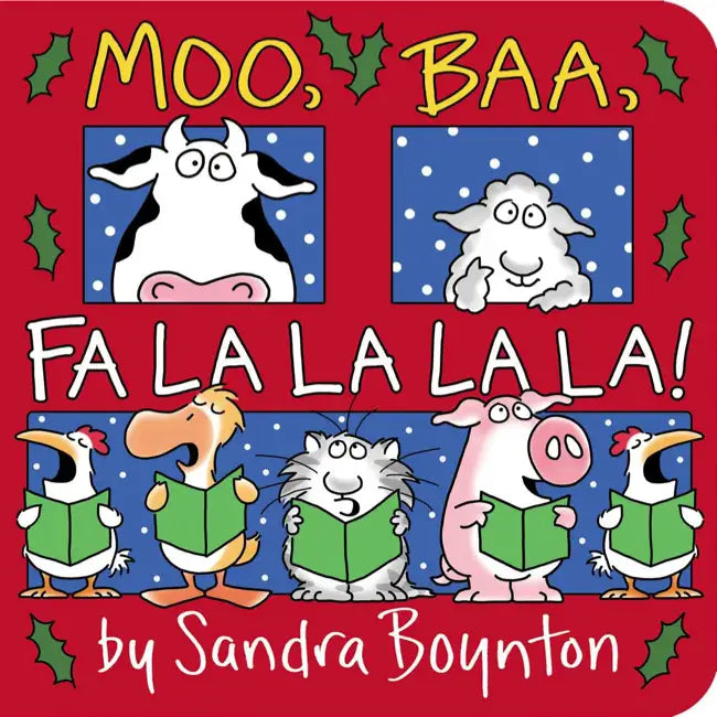 Boynton Sandra Moo Baa Fa La La Board Book – Fun Holiday Rhymes for Babies & Toddlers | Perfect for Christmas Gifts & Storytime