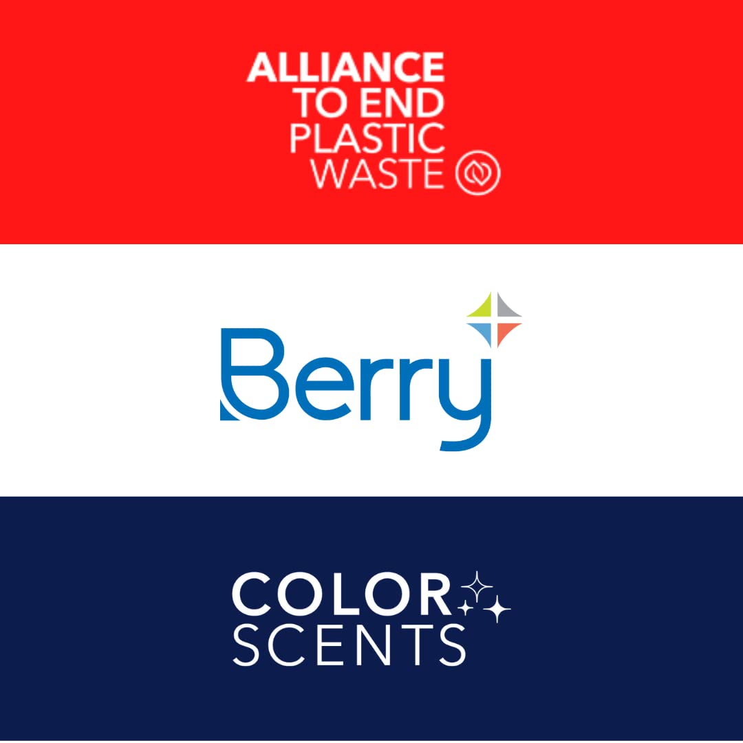 Color Scents Medium Trash Bags - 8 Gallon, 360 Count (8 Packs of 45), Vanilla Scented Kitchen Garbage Bags with Twist Ties for Home, Office & Bathroom Waste Disposal